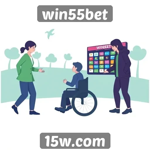 Acessibilidade e interface do win55bet